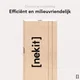 NEKIT Apple iPhone 13 Hoesje met MagSafe Back Cover Dun Blauw afbeelding 10