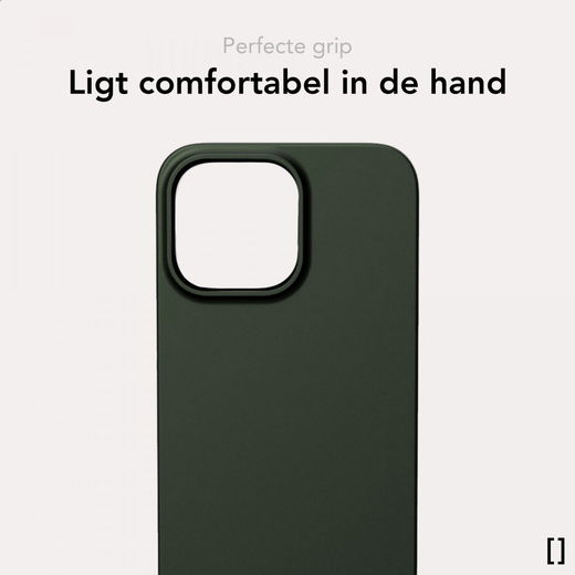 NEKIT Apple iPhone 13 Pro Hoesje met MagSafe Back Cover Dun Groen afbeelding 7