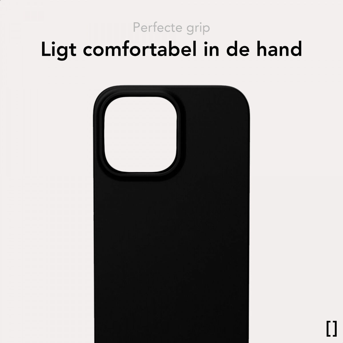 NEKIT Apple iPhone 12 / 12 Pro Hoesje met MagSafe Back Cover Dun Zwart afbeelding 7