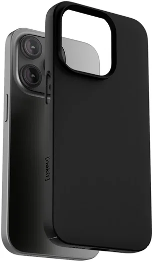 NEKIT Apple iPhone 12 / 12 Pro Hoesje met MagSafe Back Cover Dun Zwart afbeelding 2