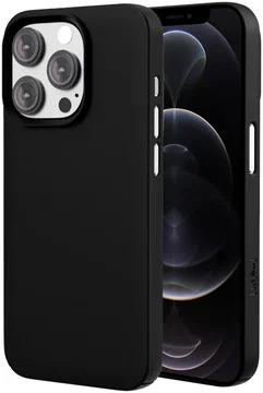 NEKIT Apple iPhone 12 / 12 Pro Hoesje met MagSafe Back Cover Dun Zwart