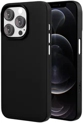 NEKIT Apple iPhone 12 / 12 Pro Hoesje met MagSafe Back Cover Dun Zwart afbeelding