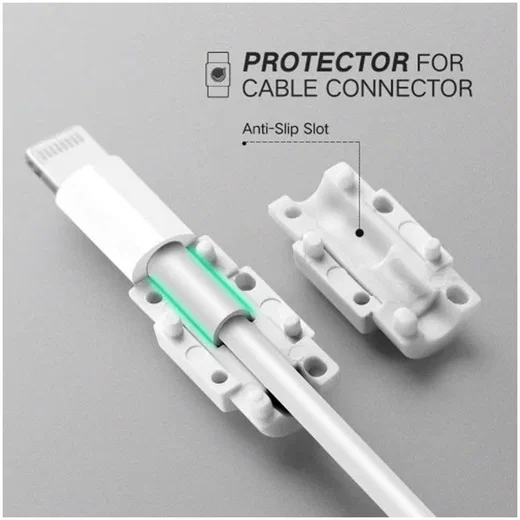 4'lü Charger Kabel Beschermende Siliconen Spir