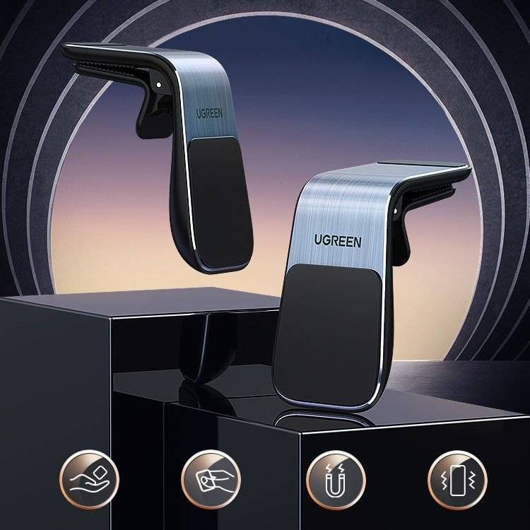 UGREEN Waterfall Magnetische Ventilatierooster Telefoonhouder Auto afbeelding 3