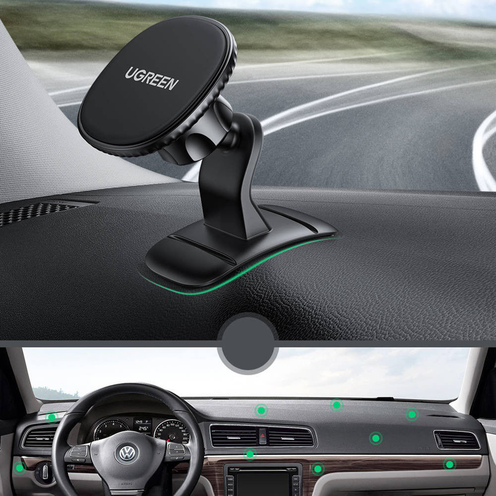 UGREEN Magnetische Dashboard Telefoonhouder Auto Zwart afbeelding 4