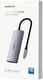 UGREEN Hub USB-C naar USB-A/USB-C 3.2 Adapter 10Gbps Grijs afbeelding 4