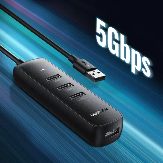 UGREEN USB-A naar USB 3.0/USB-C Hub voor MacBook 25CM afbeelding 6