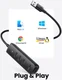 UGREEN USB-A naar USB 3.0/USB-C Hub voor MacBook 100CM afbeelding 2