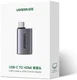 UGREEN USB-C / Thunderbolt 3 naar HDMI 2.0 Female Adapter Grijs afbeelding 11