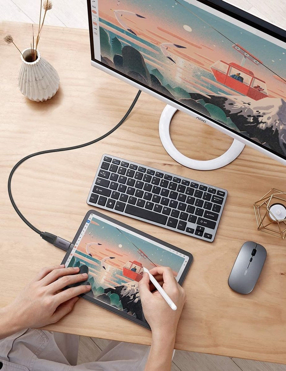 UGREEN USB-C / Thunderbolt 3 naar HDMI 2.0 Female Adapter Grijs afbeelding 8