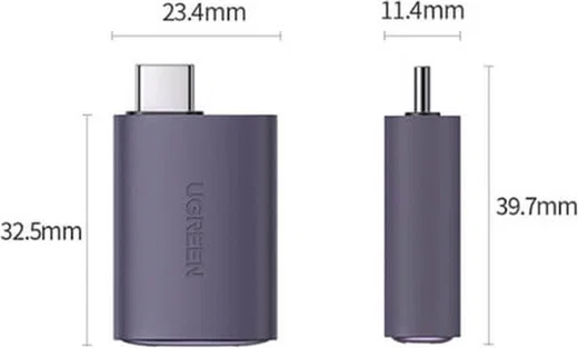 UGREEN USB-C / Thunderbolt 3 naar HDMI 2.0 Female Adapter Grijs afbeelding 9