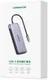 UGREEN Multifunctionele 9-in-1 USB-C Hub voor Laptop/MacBook Grijs afbeelding 7