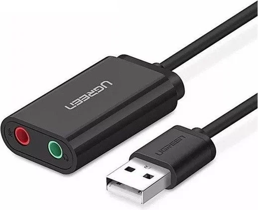 UGREEN Externe USB Geluidskaart voor 3.5 mm Jack Zwart afbeelding 10