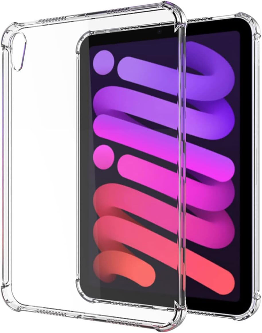 Apple iPad Mini 7 / 6 Hoes Schokbestendige TPU Back Cover Transparant afbeelding 1