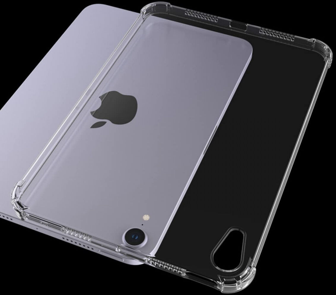 Apple iPad Mini 7 / 6 Hoes Schokbestendige TPU Back Cover Transparant afbeelding 3