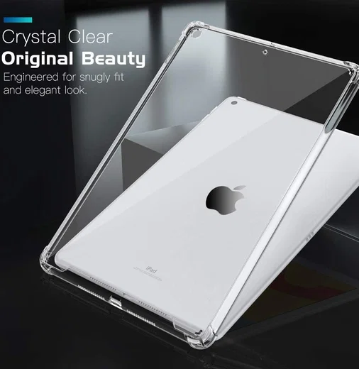 Apple iPad 9.7 (2017/2018) / Air 2 Hoes Schokbestendig TPU Transparant afbeelding 4