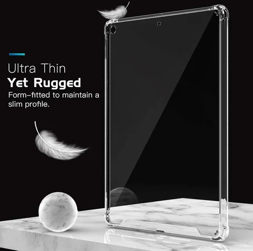 Apple iPad 9.7 (2017/2018) / Air 2 Hoes Schokbestendig TPU Transparant afbeelding 5