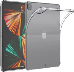 iPad Pro 12.9 (2018/2020/2021/2022) Schokbestendig TPU Transparant afbeelding