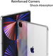 iPad Pro 12.9 (2018/2020/2021/2022) Schokbestendig TPU Transparant afbeelding 2