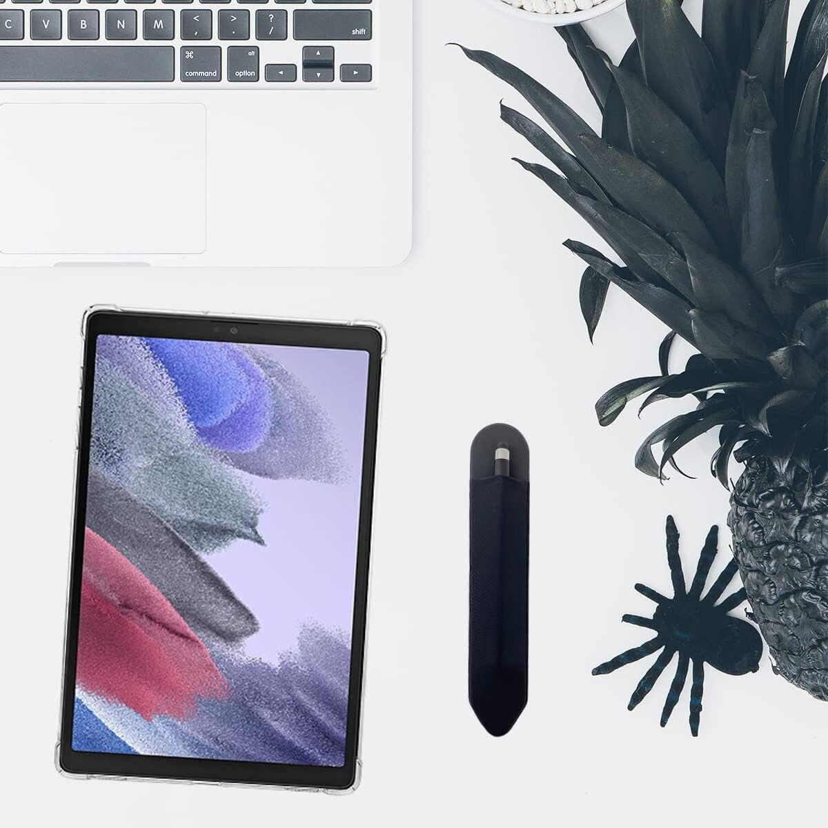 Samsung Galaxy Tab A7 Lite Hoes Schokbestendig TPU Transparant afbeelding 4