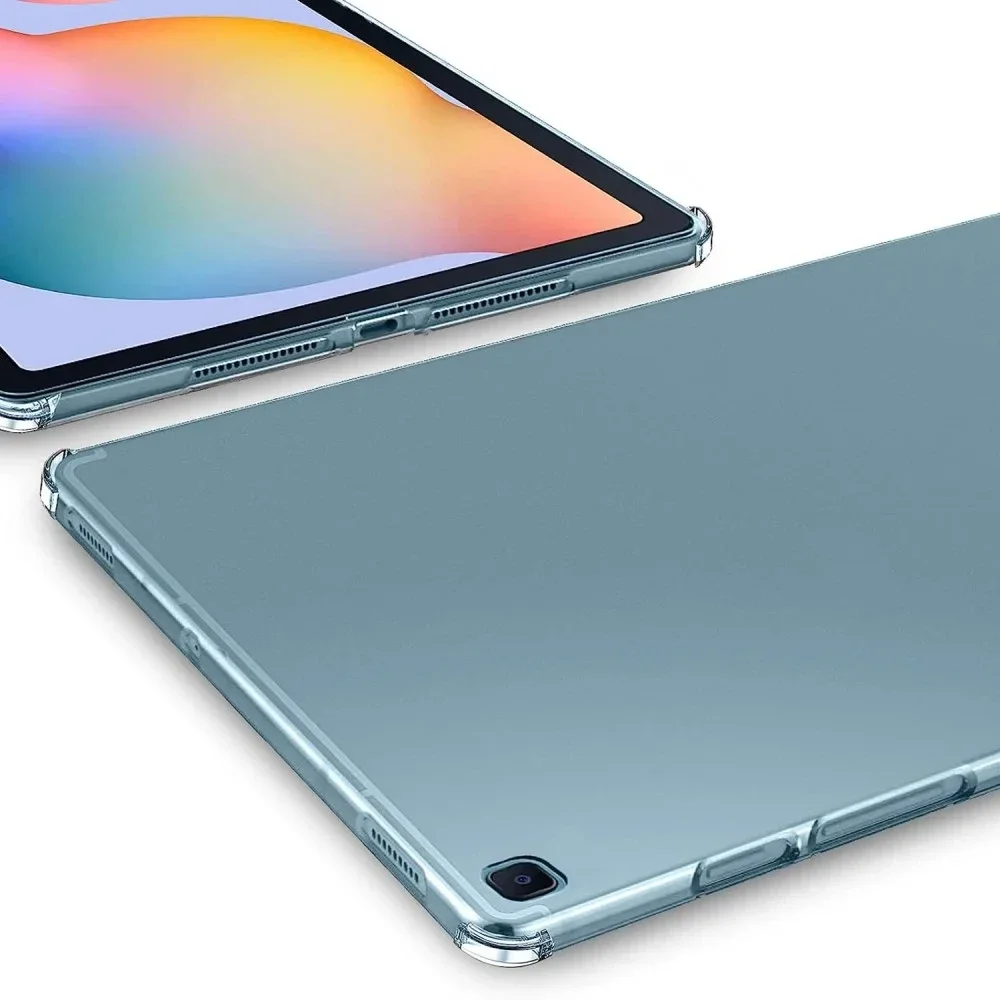 Samsung Galaxy Tab S6 Lite Hoes Schokbestendige TPU Back Cover Transparant afbeelding 5