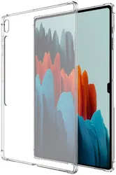 Samsung Galaxy Tab S8 Ultra Hoes Schokbestendig TPU Transparant afbeelding