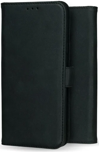 Rosso Deluxe OnePlus 11 Hoesje Echt Leer Book Case Zwart afbeelding 8