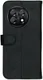 Rosso Deluxe OnePlus 11 Hoesje Echt Leer Book Case Zwart afbeelding 9