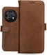 Rosso Deluxe OnePlus 11 Hoesje Echt Leer Book Case Bruin afbeelding 8