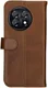 Rosso Deluxe OnePlus 11 Hoesje Echt Leer Book Case Bruin afbeelding 9