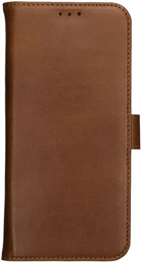 Rosso Deluxe OnePlus 11 Hoesje Echt Leer Book Case Bruin afbeelding 10