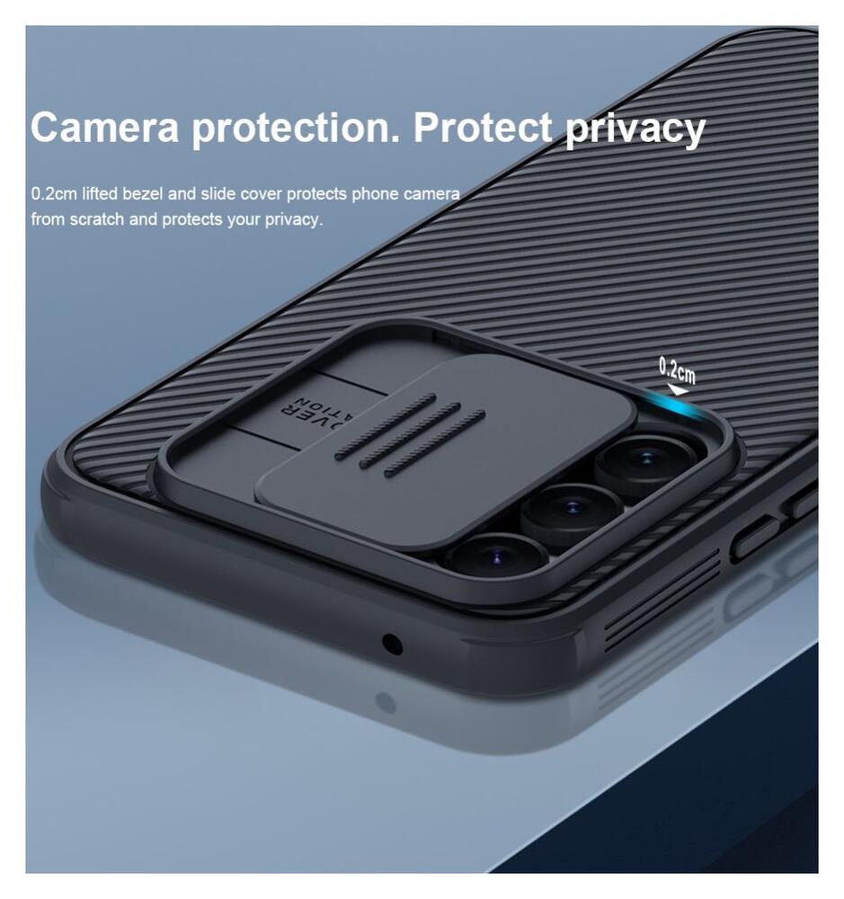Nillkin CamShield Samsung Galaxy A54 Hoesje met Camera Slider Zwart afbeelding 4