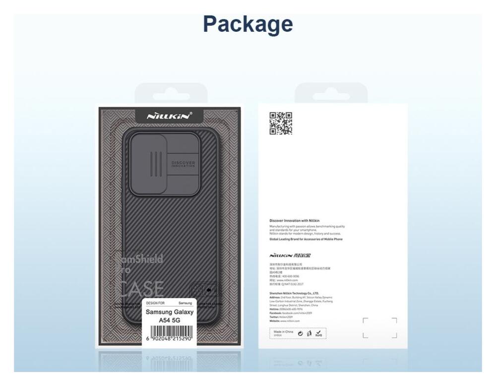 Nillkin CamShield Samsung Galaxy A54 Hoesje met Camera Slider Zwart afbeelding 10
