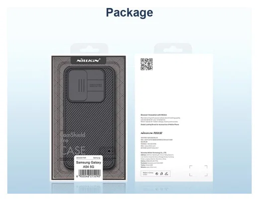 Nillkin CamShield Samsung Galaxy A54 Hoesje met Camera Slider Zwart afbeelding 10