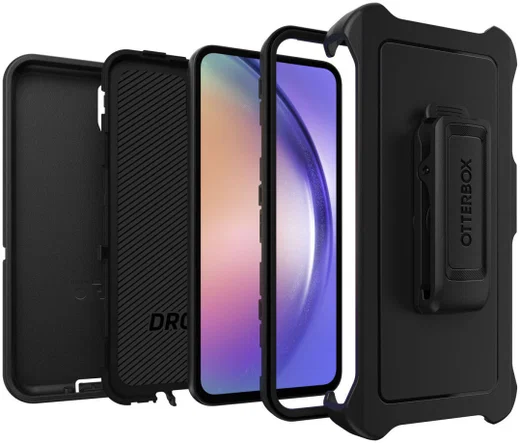 OtterBox Defender Samsung Galaxy A54 Hoesje Back Cover Zwart afbeelding 4