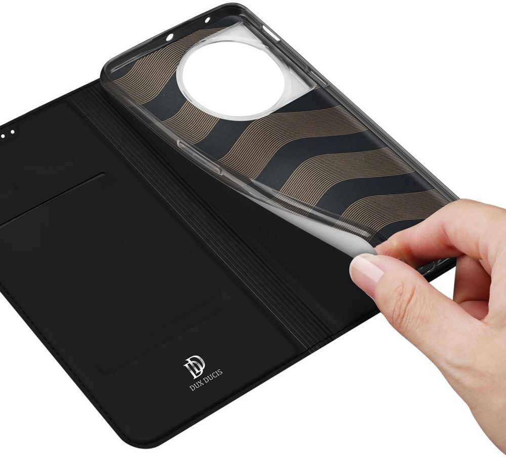 Dux Ducis Skin Pro OnePlus 11 Hoesje Portemonnee Book Case Zwart afbeelding 7