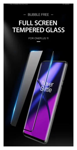 Dux Ducis OnePlus 11 Screen Protector 9H Tempered Glass 3D 0.33mm afbeelding 8