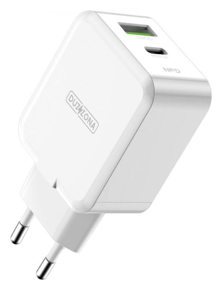 Duzzona GaN Snellader 30W met Power Delivery en Quick Charge Wit afbeelding 2