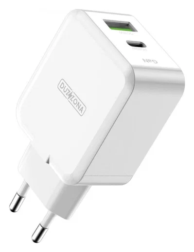 Duzzona GaN Snellader 30W met Power Delivery en Quick Charge Wit afbeelding 2
