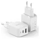 Duzzona GaN Snellader 30W met Power Delivery en Quick Charge Wit afbeelding 1