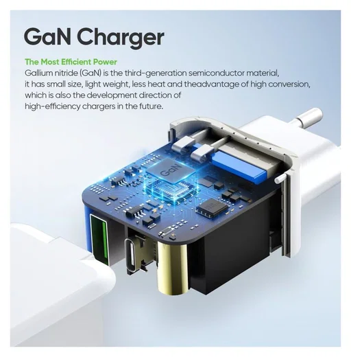 Duzzona GaN Snellader 30W met Power Delivery en Quick Charge Wit afbeelding 7
