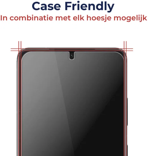 Rosso Samsung Galaxy S23 Privacy Glass met Installatietray afbeelding 4
