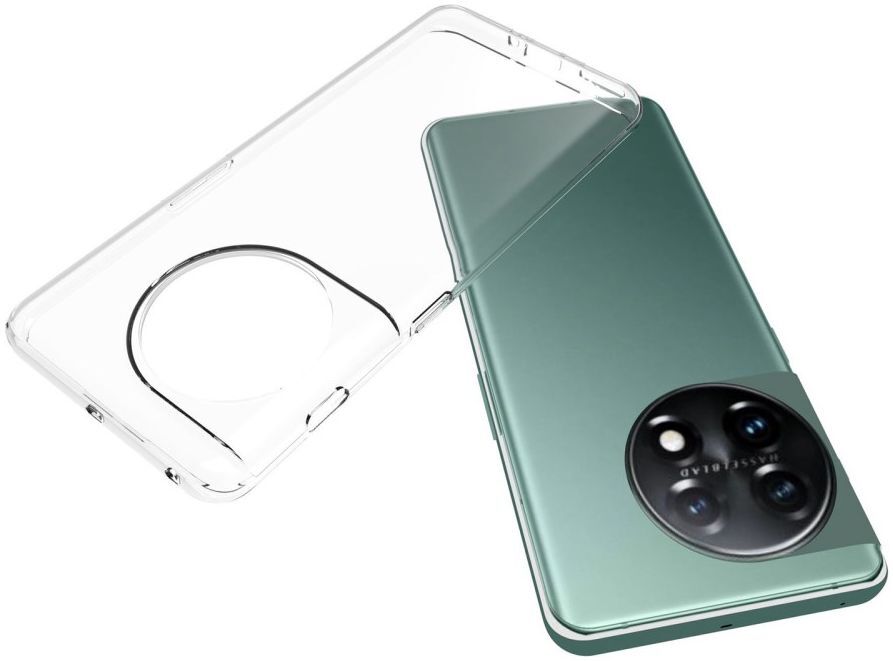 OnePlus 11 Hoesje Dun TPU Back Cover Transparant afbeelding 5
