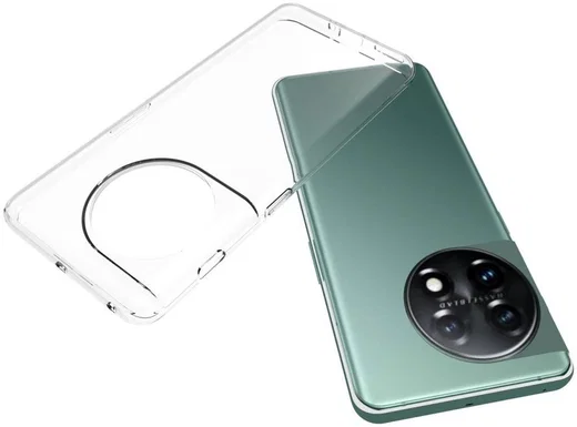 OnePlus 11 Hoesje Dun TPU Back Cover Transparant afbeelding 5