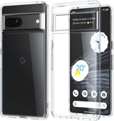 Google Pixel 7a Hoesje Dun TPU Back Cover Transparant afbeelding