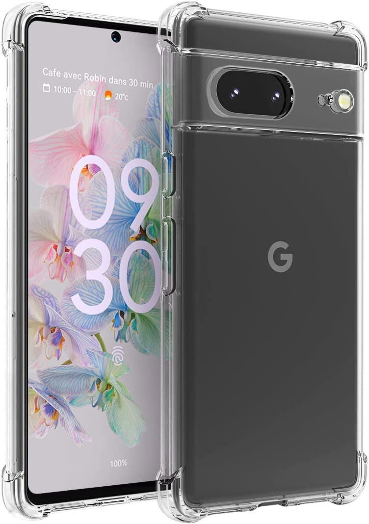 Google Pixel 7a Hoesje Schokbestendig en Dun TPU Transparant afbeelding 13