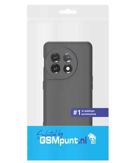 OnePlus 11 Hoesje Dun TPU Matte Back Cover Zwart afbeelding 11