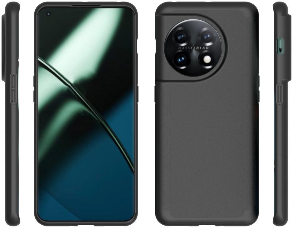 OnePlus 11 Hoesje Dun TPU Matte Back Cover Zwart afbeelding 10