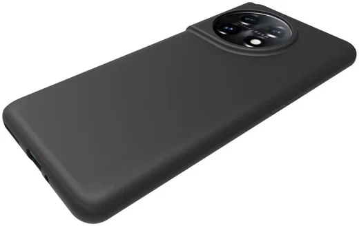 OnePlus 11 Hoesje Dun TPU Matte Back Cover Zwart afbeelding 7