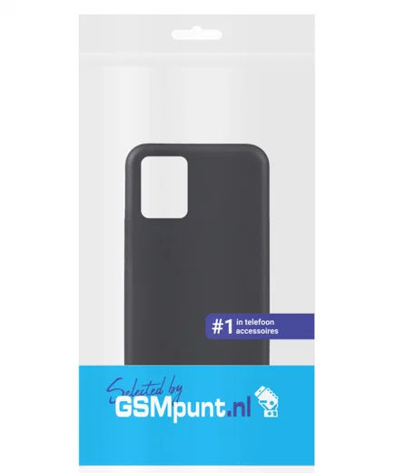Motorola Moto E13 Hoesje Dun TPU Matte Back Cover Zwart afbeelding 5